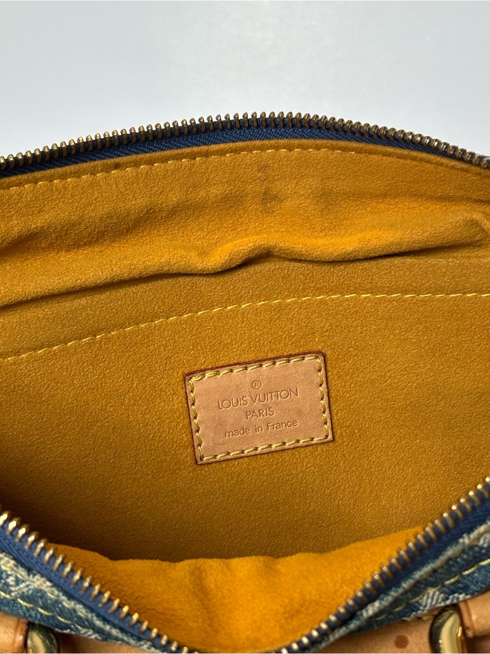 2005 Vintage Louis Vuitton Denim Neo Speedy - Picture 8 of 9